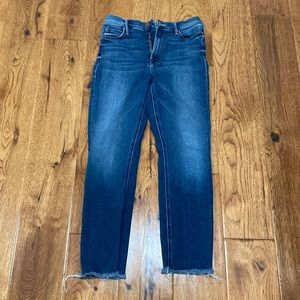 Mother Denim The Mid Rise Dazzler ankle in sweet and sassy wash